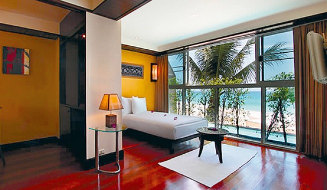 Moderner Look im Doppelzimmer vom »Andaman White Beach«