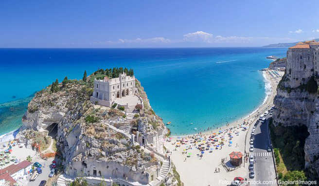 Eine der schönen Badeorte Kalabriens mit tollen Stränden ist Tropea