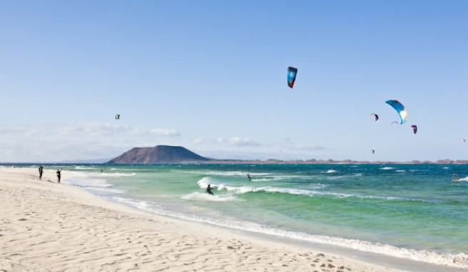 Corralejo - Kilometerlange, paradiesische Strände im Nordosten von Fuerteventura