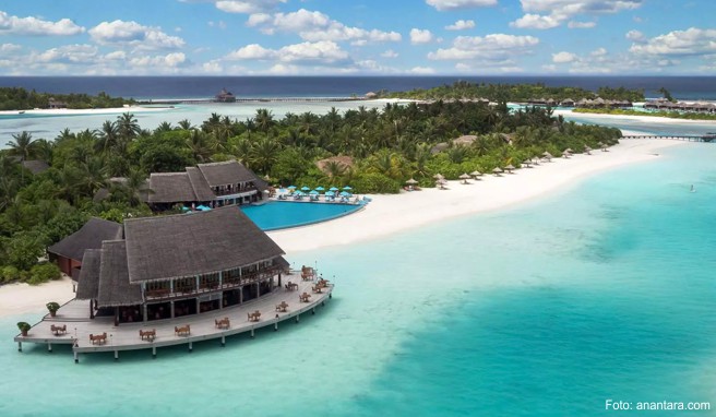 Dhigufinolhu ist die größte Insel der Malediven