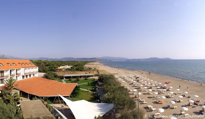Das Schuhmann Strand-Hotel ist eines der wenigen Hotels in der Region in direkter Strandlage