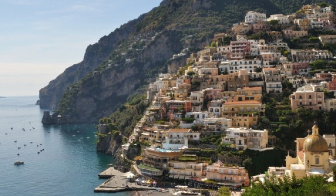 Bilderbuchkulisse: Positano liegt an der italienischen Amalfi-Küste.