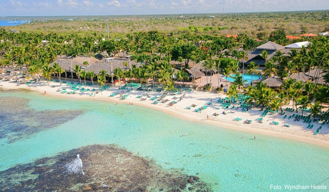 Der Strand von Bayahibe in der Dom. Republik lockt mit besonders guter Wasserqualität