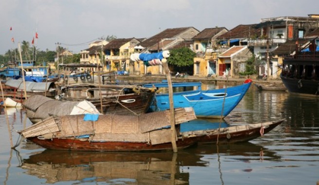 Gleich hinter dem wunderschönen China Beach liegt die als Weltkulturerbe geschützte Altstadt von Hoi An.