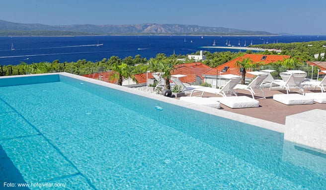 Das »Lifestyle Hotel Vitar« hat eine coole Dachterrasse mit Pool und Whirlpool
