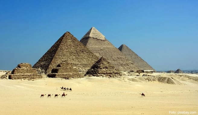 Die Pyramiden in Ägypten siend ein beliebtes Ausflugsziel