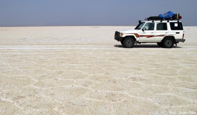 Reisen in Äthopien  Nur mit Sicherheitskräften in die Danakil-Wüste