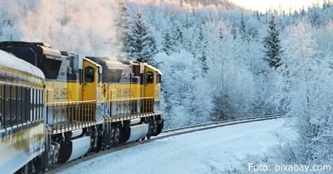 Alaska  Eisenbahn baut ihren Winterfahrplan aus