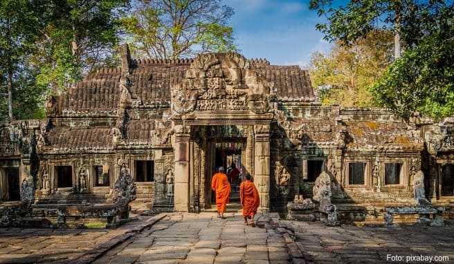 Eine Bustour nach Angkor Wat ist auf einer Flussreise auf dem Mekong Pflicht. Die Tempelanlage in Kambodscha ist eine der berühmtesten der Welt