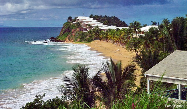 Traumstrand auf Antigua nahe Jolly Harbour