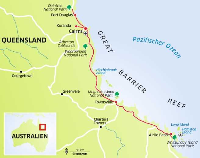 Reise-Planung Australien