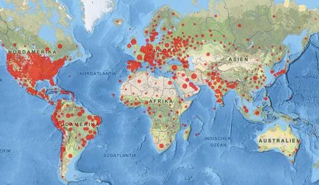 Wo Corona Lauert Interaktive Live Weltkarte Zeigt Wo Das Virus Auftritt