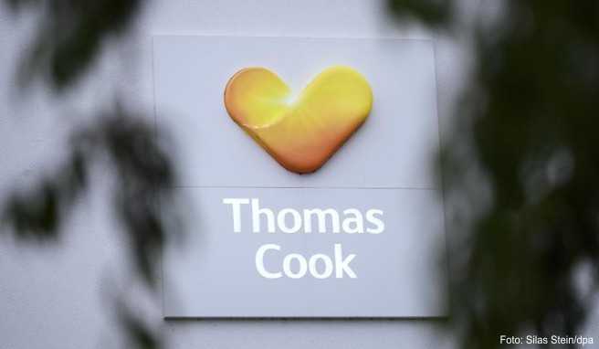 Das Logo des britischen Reisekonzerns Thomas Cook an der Zentrale des deutschen Ablegers