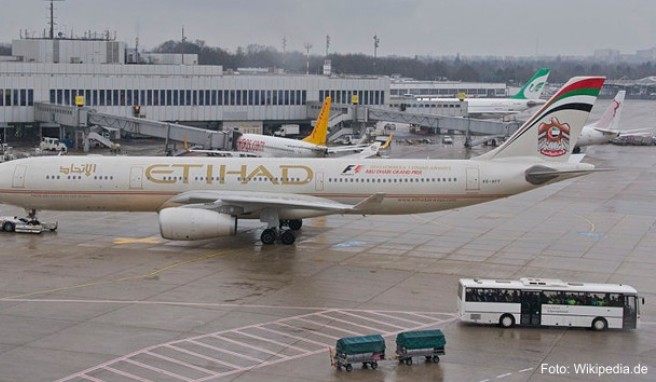 Etihad Airways  Zwei tägliche Verbindungen nach Düsseldorf
