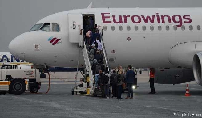 Dreimal die Woche startet ein Eurowings-Flieger von Frankfurt aus nach Namibia
