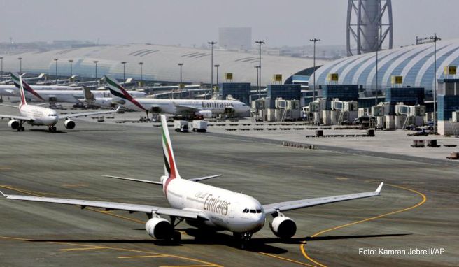 Flughafen Dubai  Reisende sollten wegen Bauarbeiten Flugplan prüfen