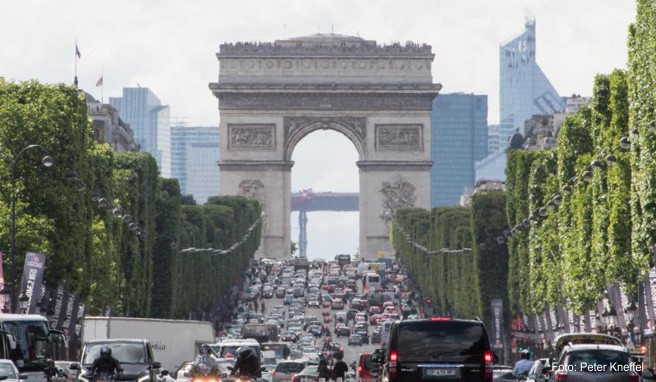 In der Umweltzone von Paris ist die Plakette »Crit'Air« vorgeschrieben