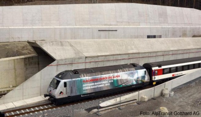 Gotthard-Tunnel  Positive Veränderungen im Bahnnetz