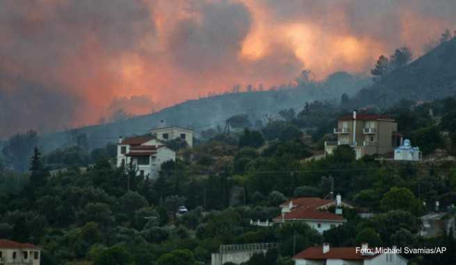 Ein Waldbrand war in der Nähe der Stadt Pythagorio auf der Insel Samos ausgebrochen. Die Behörden hatten vorübergehend zwei Hotels evakuiert und die Gäste in einer Sporthalle untergebracht