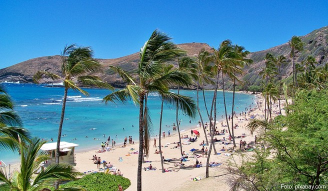 Auf Hawaii ist das Wetter ganzjährig mit Tagestemperaturen von 24 bis 29 Grad C nahezu perfekt