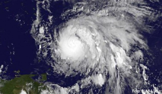 Nun zieht Hurrikan »Maria« durch die Karibik