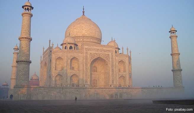 Selbst das weltbekannte Mausoleum Taj Mahal ist von der Luftverschmutzung betroffen