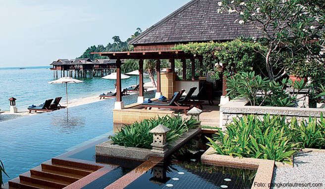 Traumhaft gelegen auf einer Privatinsel ist das »Pangkor Laut Resort«
