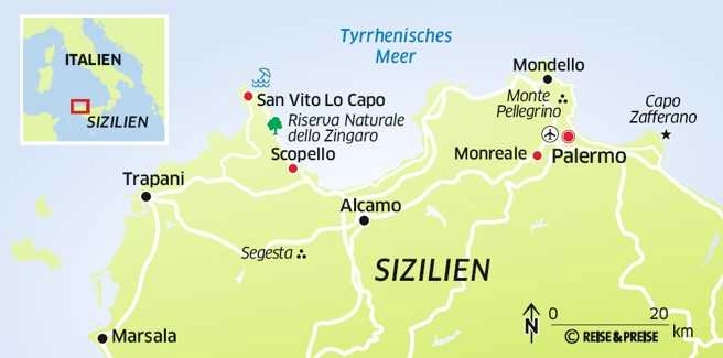 Reise-Planung Sizilien