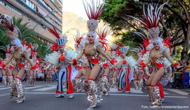 Kanaren-Reise  Karneval auf der Insel Teneriffa bei milden Temperaturen