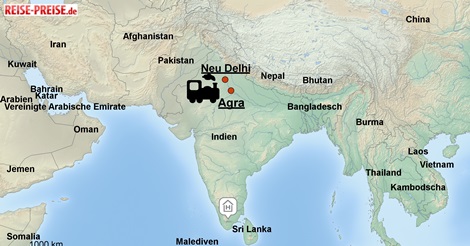 REISE & PREISE weitere Infos zu Indien: Neuer Schnellzug von Neu Delhi nach Agra
