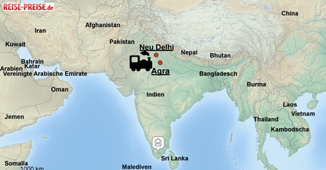 Indien  Neuer Schnellzug von Neu Delhi nach Agra