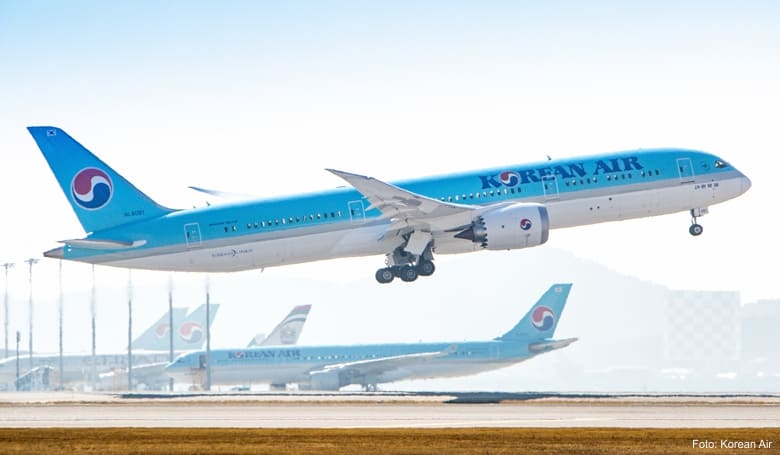 Korean Air  Flugangebot nach China, Japan und Israel erweitert