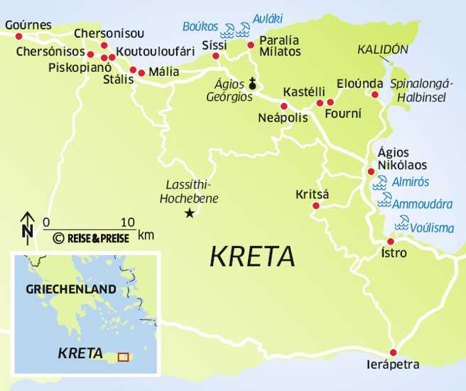 Reise-Planung Kreta