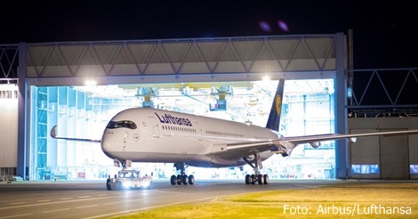 A350-900  Neue Großraumjets von Lufthansa in München