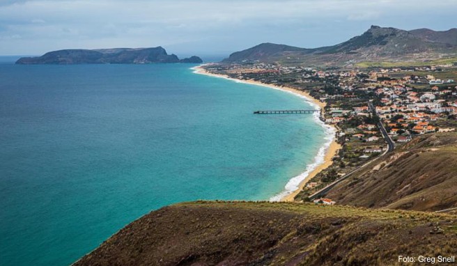 Madeiras Nachbarinsel Porto Santo hat im Gegensatz zur großen Schwester auch lange Sandstrände zu bieten