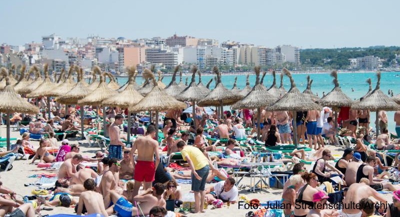Neuer Rekord  Fast zwei Millionen Urlauber auf Mallorca