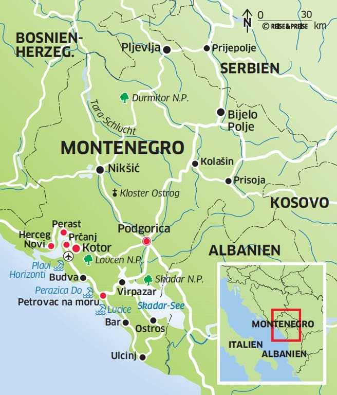 Urlaub in Montenegro