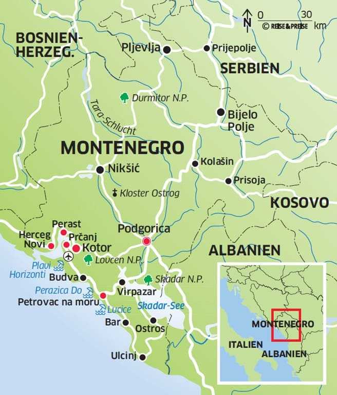 Urlaub in Montenegro, Foto: rp Urlaub in Montenegro