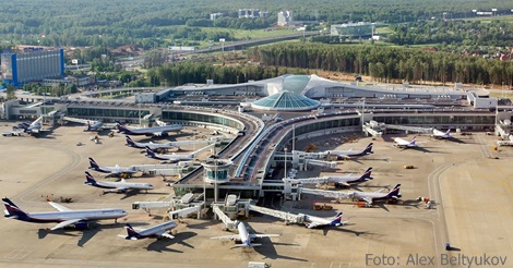 Moskau  Ausbau des Flughafens bis zur WM 2018