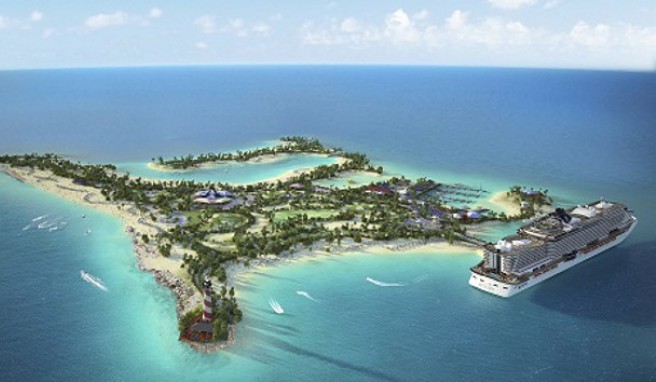 MSC Cruises  Privatinsel entsteht in den Bahamas