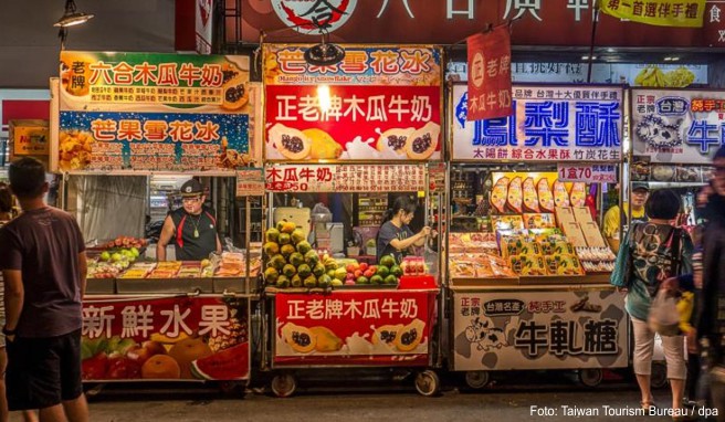 Buntes Treiben: Nachtmärkte sind in Taiwan beliebte Treffpunkte