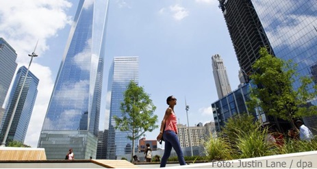 USA  Neuer Park am World Trade Center in New York