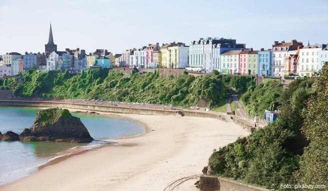 Entlang der schroffen Küstenlinie von Pembrokeshire windet sich der Wales Coast Path