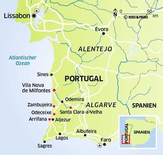 Reise-Planung Portugal