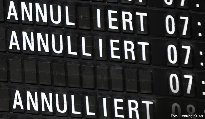 Recht auf Reisen Keine Entschädigung für Flugausfälle bei Streik