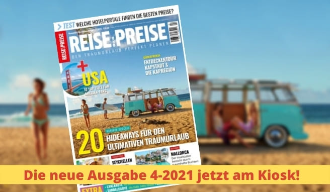 Kioskausgabe  REISE & PREISE im Zeitschriftenhandel