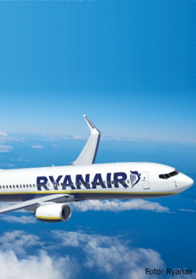 Ryanair  Ab September von Berlin nach Belfast