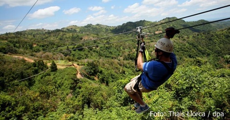 Puerto Rico  Neue 2205-Meter-Seilrutsche wurde eröffnet