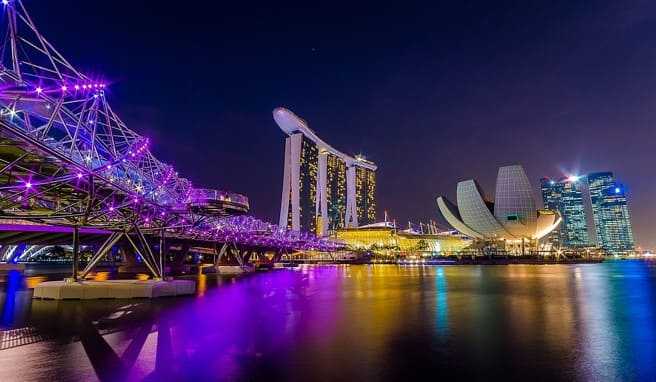 Glitzermetropole: Die moderne Marina Bay ist Kontrastprogramm zu den Vierteln wie Little India oder Chinatown