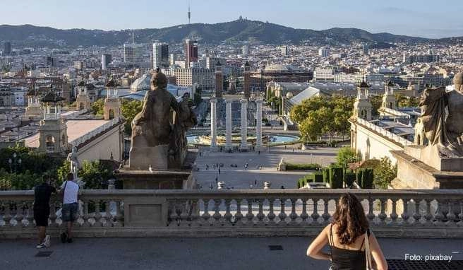 Schöner Ausblick auf Barcelona Schöner Ausblick auf Barcelona